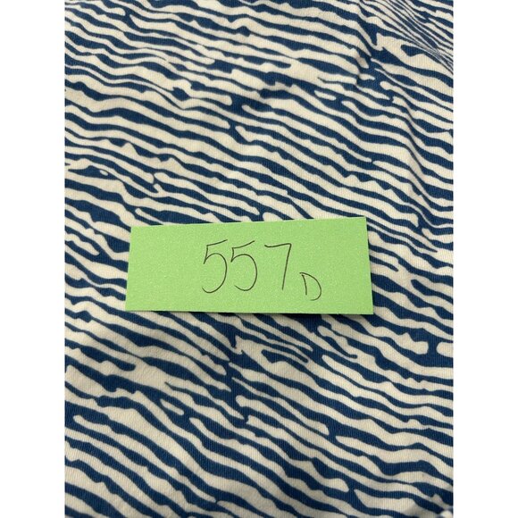 Essentials Womens Blue White Striped Cotton Blend Shorts Size 16W - Picture 9 of 10